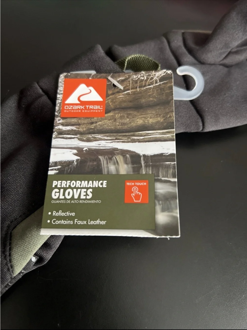 Kids Performance Touchscreen Gloves - Black & Olive
